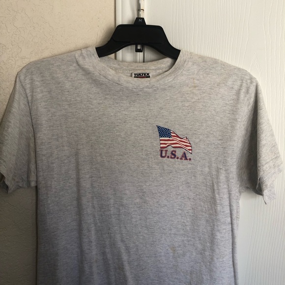 USA tee. Bald eagle decal. - Picture 2 of 3